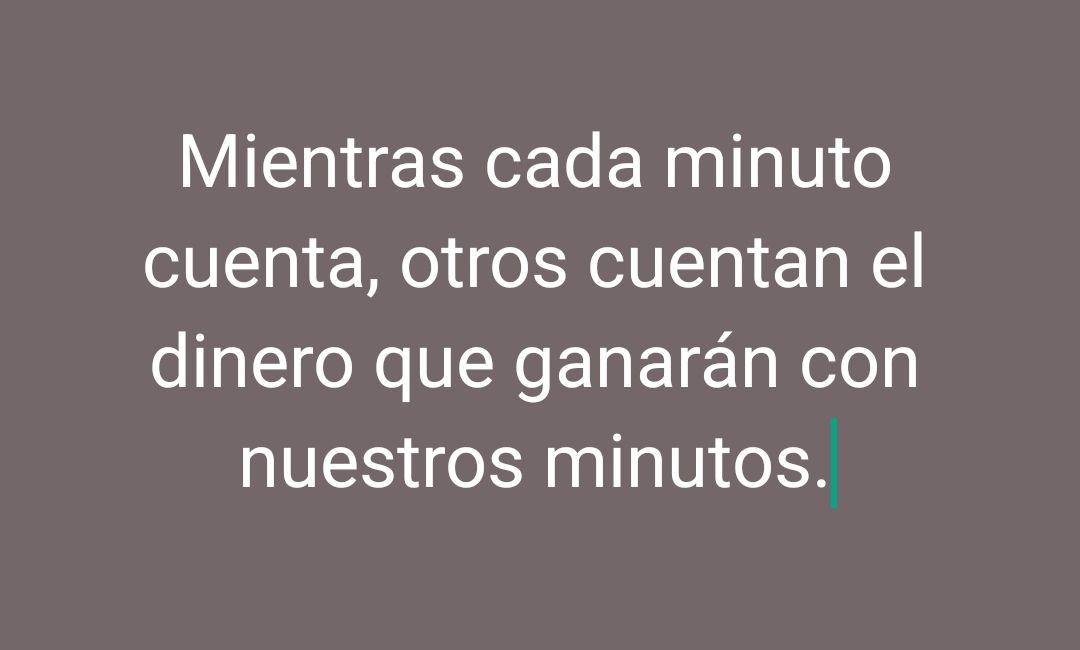 MINUTOS POR DINERO