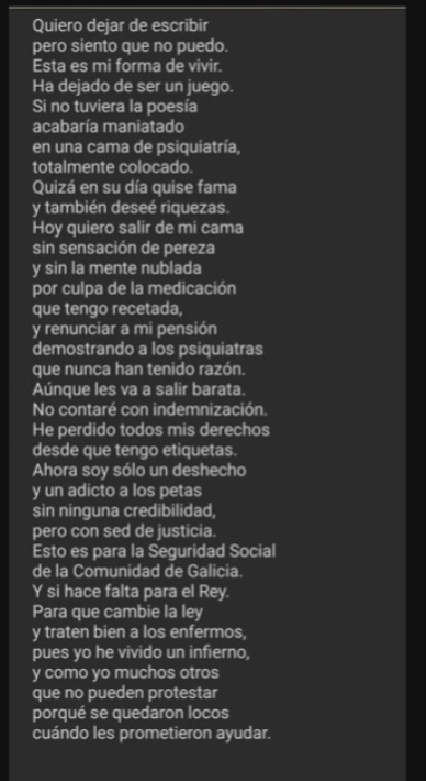 Dejar de Escribir